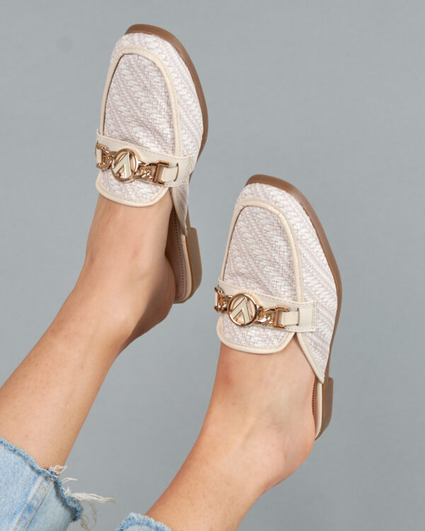 Mules plates en Boucle