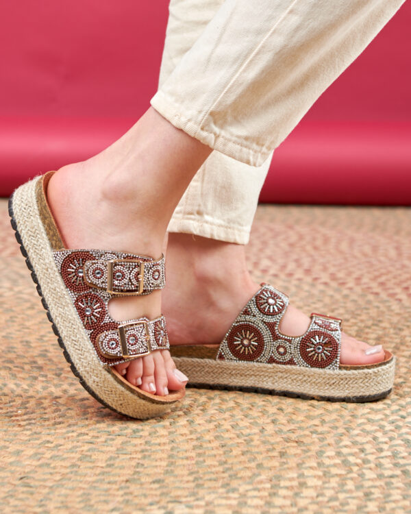 Mules à boucles et strass – Image 4