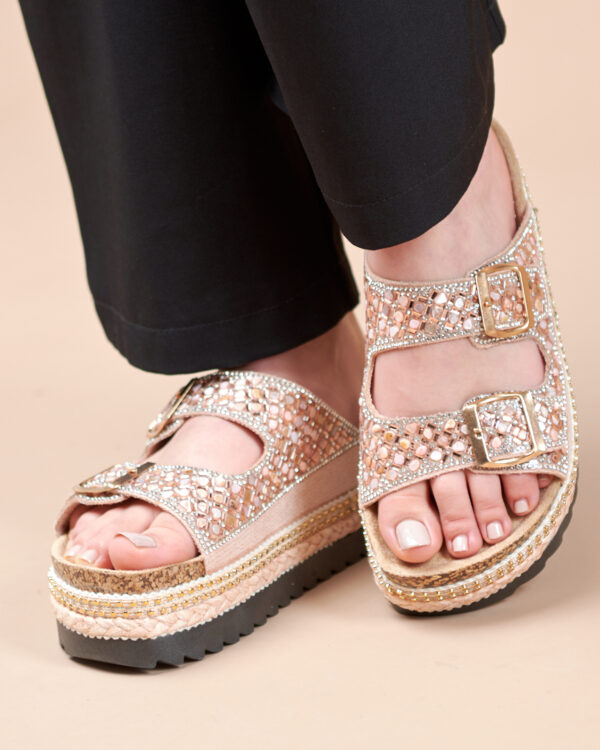 Mules à boucles et strass – Image 3