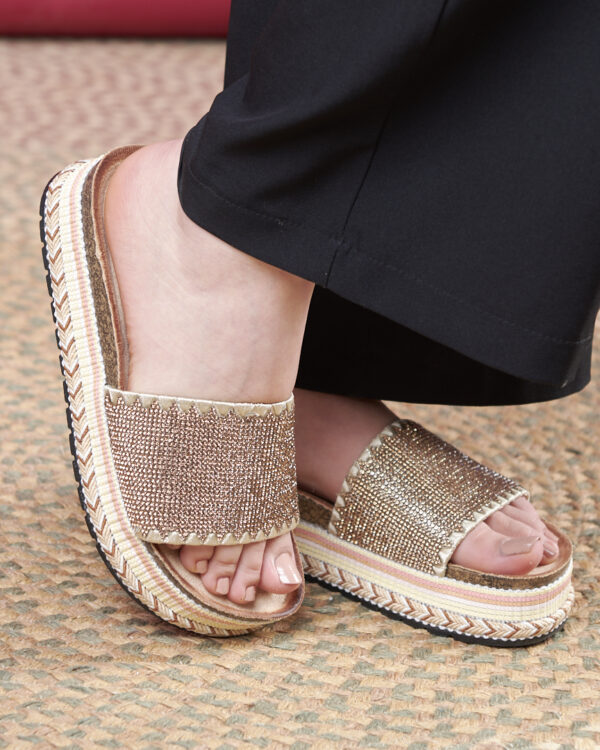 Mules en strass